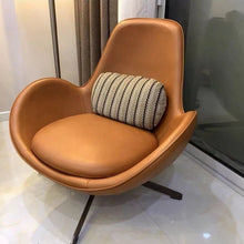 Load image into Gallery viewer, Lazy Sofa Single Sofa Chair Nordic Light Luxury Small Apartment Living Room Balcony Leisure Backrest Chair Egg Chair