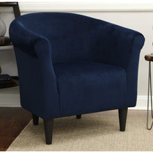 Load image into Gallery viewer, Faux Leather Bucket Accent Chair lounge chair  vanity chair  sofa chair  living room furniture
