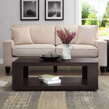 Load image into Gallery viewer, Better Homes &amp; Gardens Steele Coffee Table with Lower Shelf, Espresso
