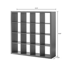 Load image into Gallery viewer, Homes &amp; Gardens 16-Cube Storage Organizer  Bookshelf
