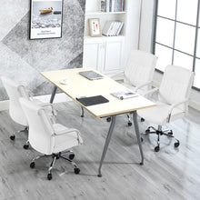 Load image into Gallery viewer, Ergonomic Office Chair Steady 22.5 In Executive Chair, 300 Lbs. Capacity, White Conference Chairs Computer Chairs
