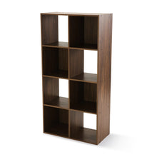 Load image into Gallery viewer, Mainstays 8-Cube Storage Organizer, Rustic Brown bookshelf organizer  bookshelves  storage shelf  book shelf furniture
