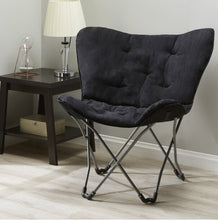 Load image into Gallery viewer, Mainstays Fabric Folding Butterfly Chair, Multiple Colors

