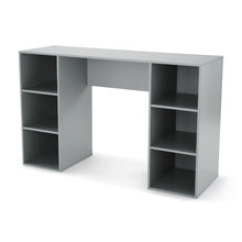 Load image into Gallery viewer, Mainstays 6-Cube Storage Computer Desk, White desks  office table  desk table
