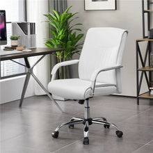 Load image into Gallery viewer, Ergonomic Office Chair Steady 22.5 In Executive Chair, 300 Lbs. Capacity, White Conference Chairs Computer Chairs
