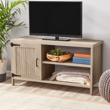 Load image into Gallery viewer, Farmhouse TV Stand for TVs up to 50", Rustic Gray
