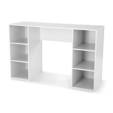 Load image into Gallery viewer, Mainstays 6-Cube Storage Computer Desk, White desks  office table  desk table
