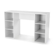 Load image into Gallery viewer, Mainstays 6-Cube Storage Computer Desk, White desks  office table  desk table
