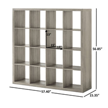 Load image into Gallery viewer, Homes &amp; Gardens 16-Cube Storage Organizer  Bookshelf

