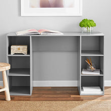 Load image into Gallery viewer, Mainstays 6-Cube Storage Computer Desk, White desks  office table  desk table
