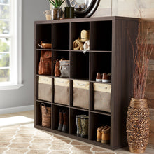 Load image into Gallery viewer, Homes &amp; Gardens 16-Cube Storage Organizer  Bookshelf
