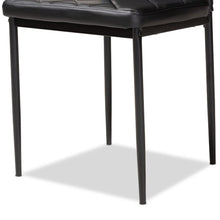 Load image into Gallery viewer, Baxton Studio Blaise Faux Leather High Back Dining Side Chair - Set of 4 Dining Chair 19.69 X 19.69 X 38.58 Inches
