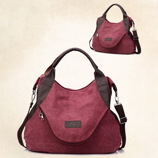 Calgari Canvas Shoulder Bag